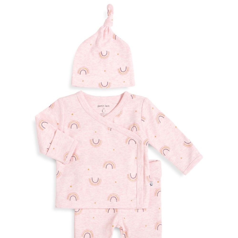 Adorable rainbow 3 piece Newborn outfit 💖
